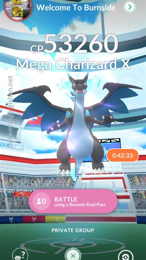 Mega Charizard X Raid Boss - Pokemon Go