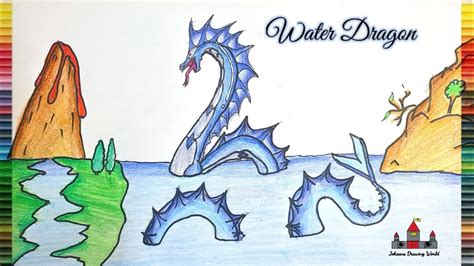 How To Draw A Water Dragon For Kids Easy