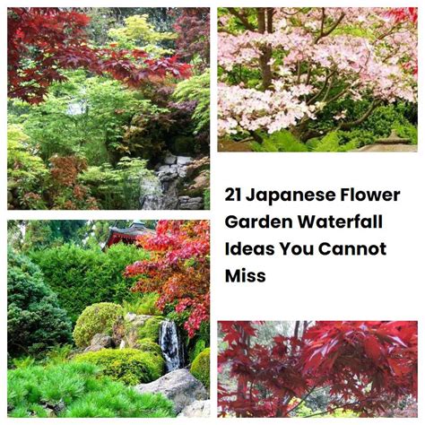 21 Japanese Flower Garden Waterfall Ideas You Cannot Miss | SharonSable