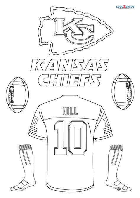 Free Printable Kansas City Chiefs Coloring Pages For Kids