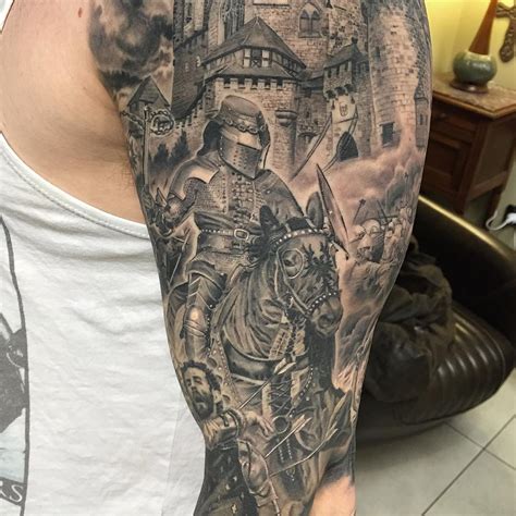 Medieval Sleeve Tattoo - Best Tattoo Ideas Gallery