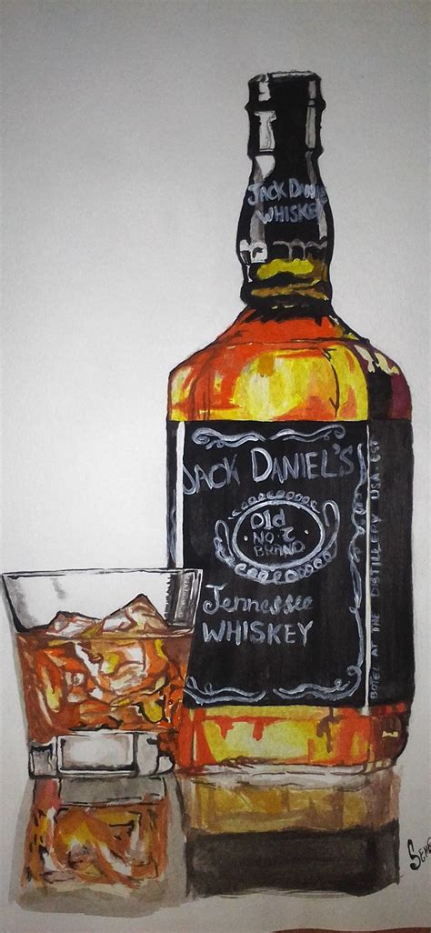 whiskey glass art ideas in 2023| whiskey painting | Bottle drawing, Flower painting canvas, Art day