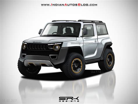 2020 Mahindra Thar Hard-Top concept front