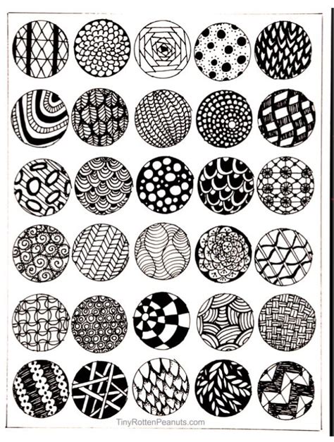 Zentangle patterns. | Zentangle patterns, Doodle art for beginners, Zentangle drawings