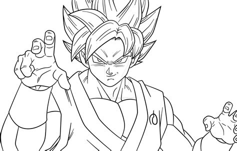 Download Super Saiyan Coloring Pages Goku Blue And - Clip Art Library