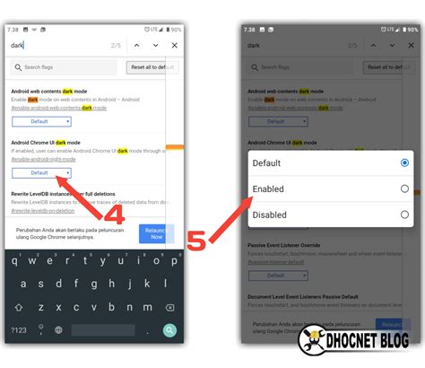 Cara Mengaktifkan Mode Gelap Google Chrome di Android - DHOCNET Blog