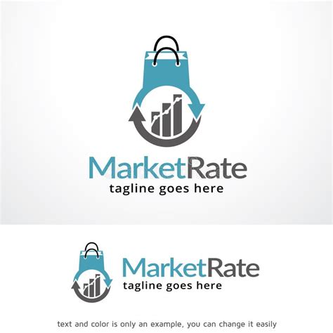 Market Rate Logo Template Design Vector, Emblem, Design Concept, Creative Symbol, Icon Stock ...