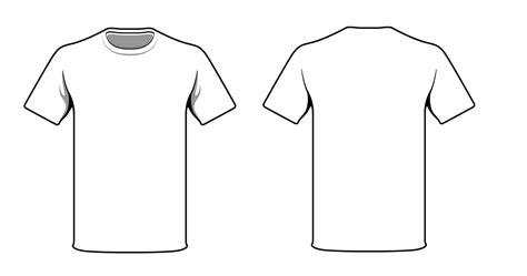 T Shirt Template Back - ClipArt Best