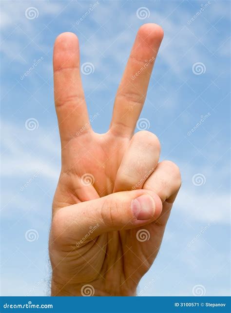 Victory Sign Stock Image - Image: 3100571