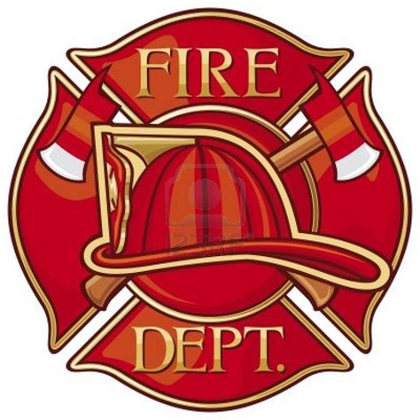 Fire Department or Firefighters Maltese Cross Symbol | Fire dept, Fire dept logo, Fire department