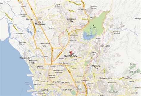 Quezon City Map - Philippines