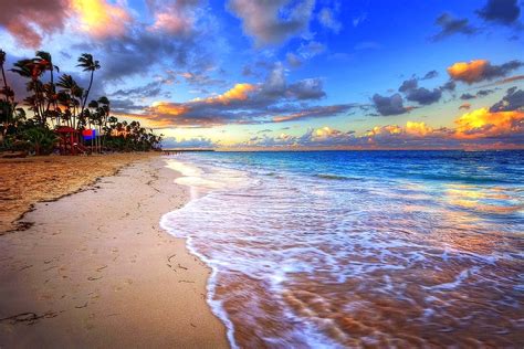 Tropical Beach Sunset Image - ID: 9601 - Image Abyss