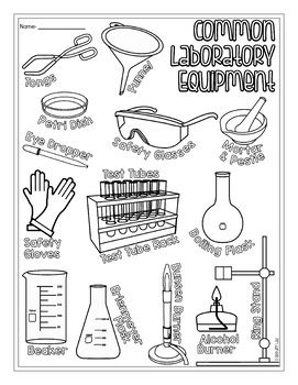 Biology Lab Equipment Worksheet