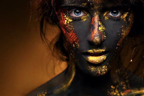 50 freaky, fancy, and fun face painted portraits - 500px