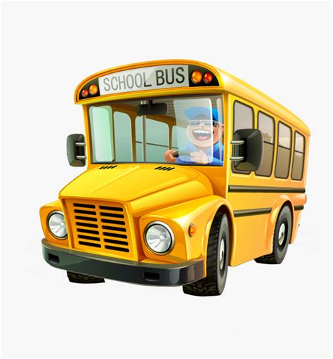 School Bus Emoji Png - School Bus Clipart Png, Transparent Png - kindpng