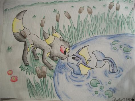 Umbreon x Vaporeon by Starfur795 on DeviantArt