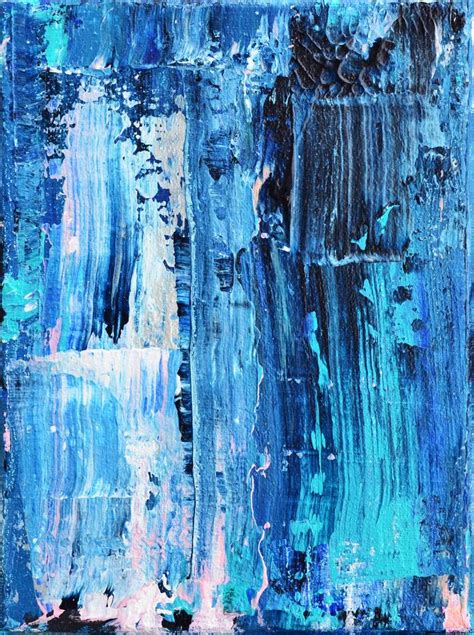 Blue Abstract Painting by Neon Mary | Saatchi Art