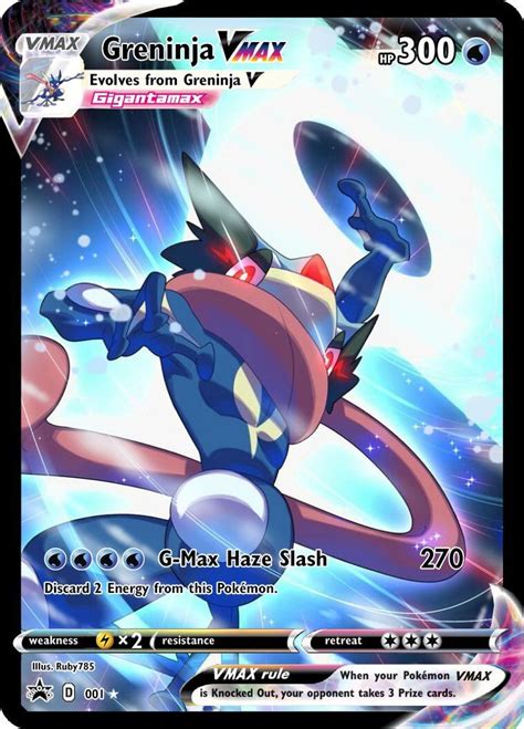 Greninja-Ash VMAx Card | Cartas pokemon, Pokemon, Autos de juguetes