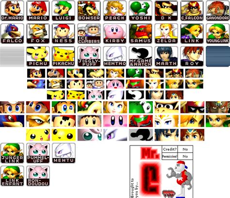 GameCube - Super Smash Bros Melee - Character Icon by ModelsandSprites on DeviantArt