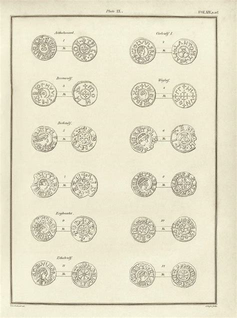 Anglo-saxon Coins Photograph by Middle Temple Library - Pixels