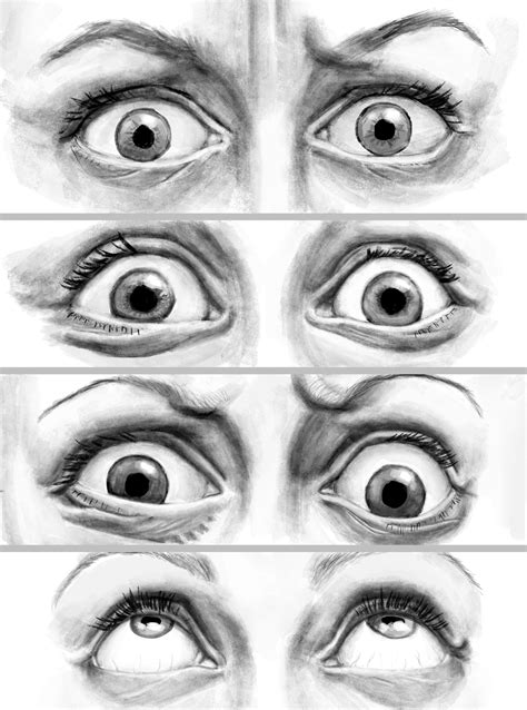 Eye Expressions Drawing, How To Draw Facial Expressions A Guide ...