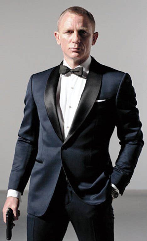 Skyfall James Bond Tuxedo in Midnight Blue In Australia