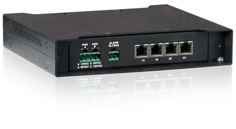 Unmanaged 4-Port Fiber Optic Ethernet Switch - TC3705 - TC Communications