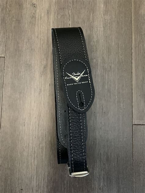 Fender Custom Shop Leather Guitar Strap | Reverb