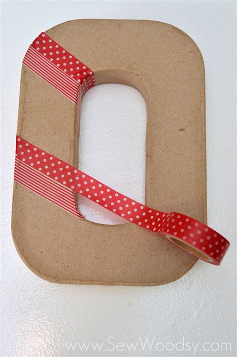 Washi Tape Joy Letters - Sew Woodsy