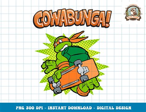 Teenage Mutant Ninja Turtles Cowabunga png, digital download | Inspire ...