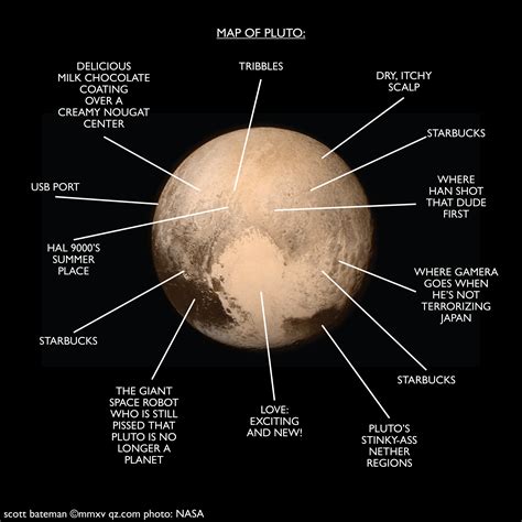 Official map of Pluto — Quartz