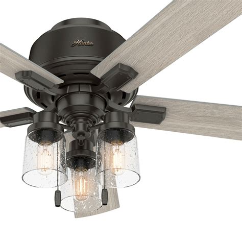 Hunter Low Profile Ceiling Fan With Light