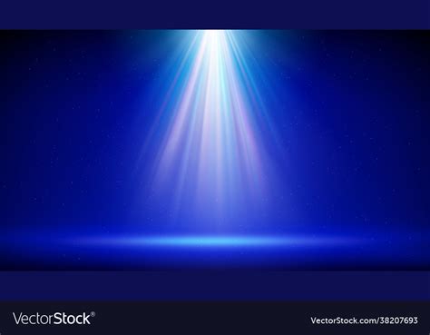 Spotlight background illuminated blue stage Vector Image