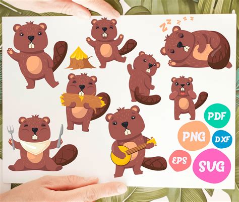 Beaver Svg, Beaver Print File,cute Beaver SVG, Baby Beaver Svg,cute Animals Svg,beaver Png ...