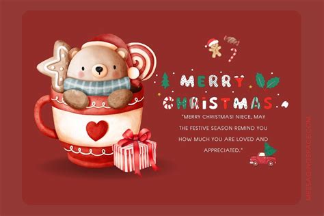 115+ Inspirational & Cute Merry Christmas Messages For Niece