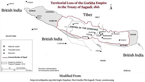 Map Of Nepal 1816 - Callie Veronike