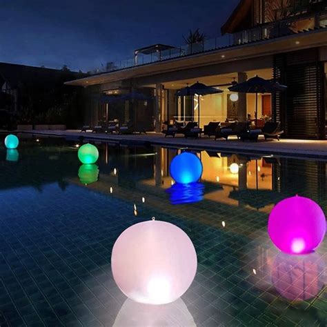 Floating Pool Lights 2 Packs with Timer RGB Color Changing | Etsy