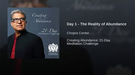 Deepak Chopra Abundance Challenge - 21 Days of Meditation for Wealth and Well-Being - The Joy Within