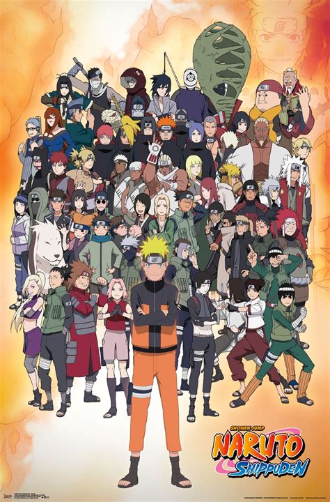 Naruto Shippuden - Group Poster - Walmart.com - Walmart.com