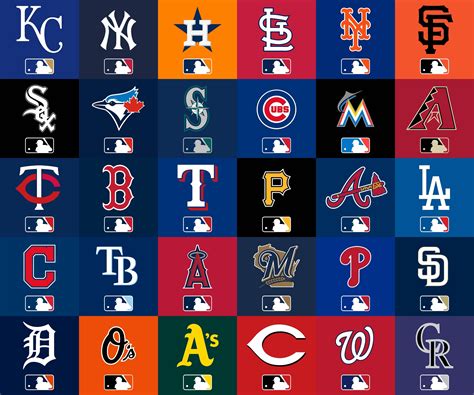 Simple MLB At Bat icons for all 30 teams. Download in comments. : baseball