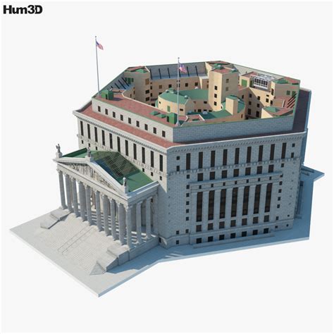 New York County Courthouse 3D model - Architecture on Hum3D