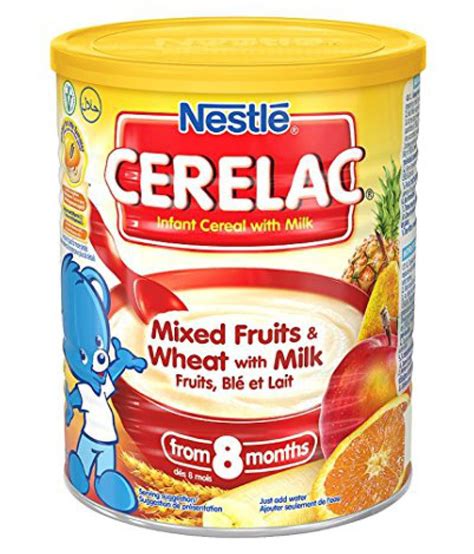 Buy Nestle Nestle Cerelac Baby Food Mixed Fruits & Wheat With Milk 400g ...