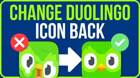 WHY MY DUOLINGO APP ICON MELTING? | How to Change Duolingo App Icon ...