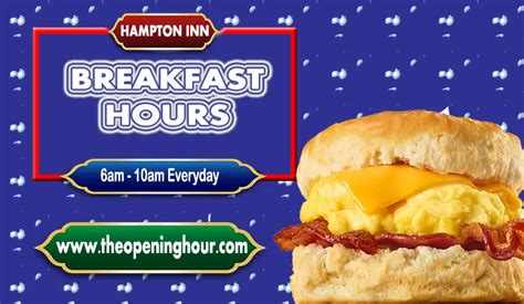 Hampton Inn Breakfast Hours & Breakfast Menu Guide 2023