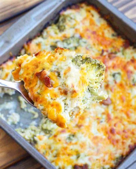 Loaded Cauliflower Broccoli Casserole - Ev's Eats