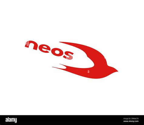 Neos airline, rotated logo, white background B Stock Photo - Alamy