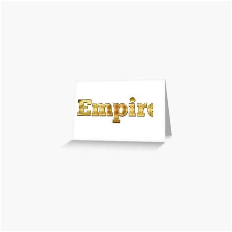 "Empire TV Show Logo" Greeting Card for Sale by FandomAnonymity | Redbubble