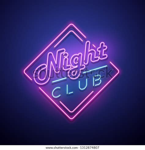 Night Club Neon Sign Vector Illustration Stock Vector (Royalty Free ...