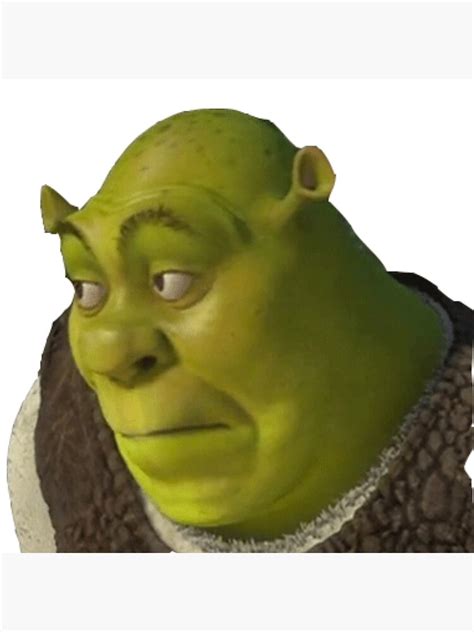 "Shrek smirk" Poster for Sale by Kiransingri | Redbubble