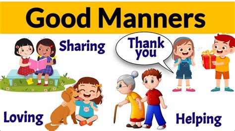 Vídeo De Good Manners For Kids | Good Habits | Good Manners | Good ...